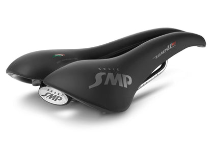 Selle SMP Well M1 Bicycle Saddle (with Steel Rails) Black