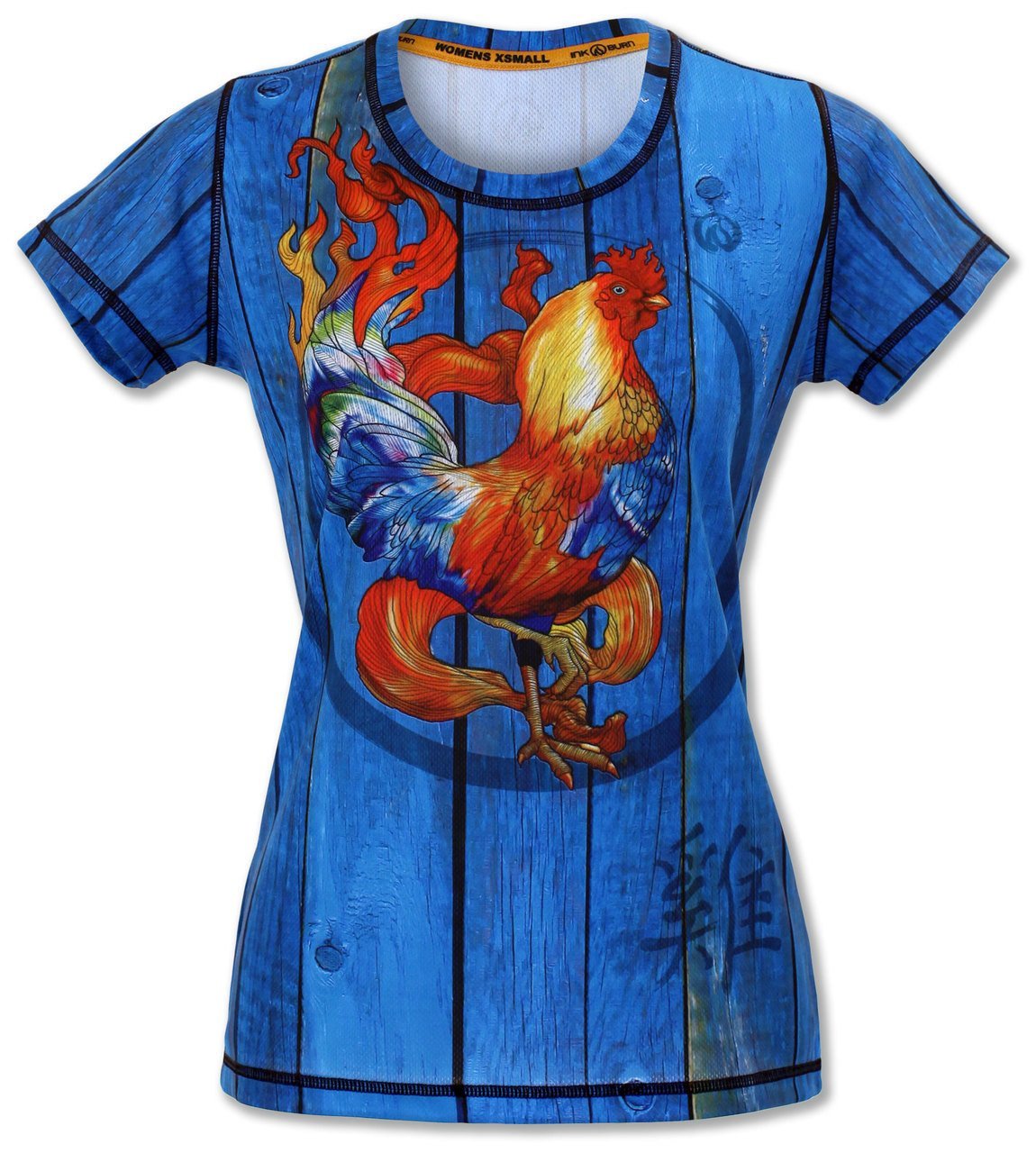 INKnBURN Women's Fire Rooster Tech Shirt - Triathlete Store