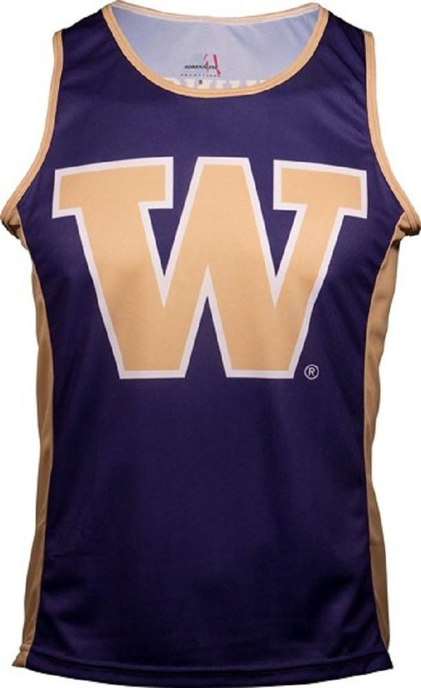 Washington Huskies Men's RUN/TRI Singlet (Small)