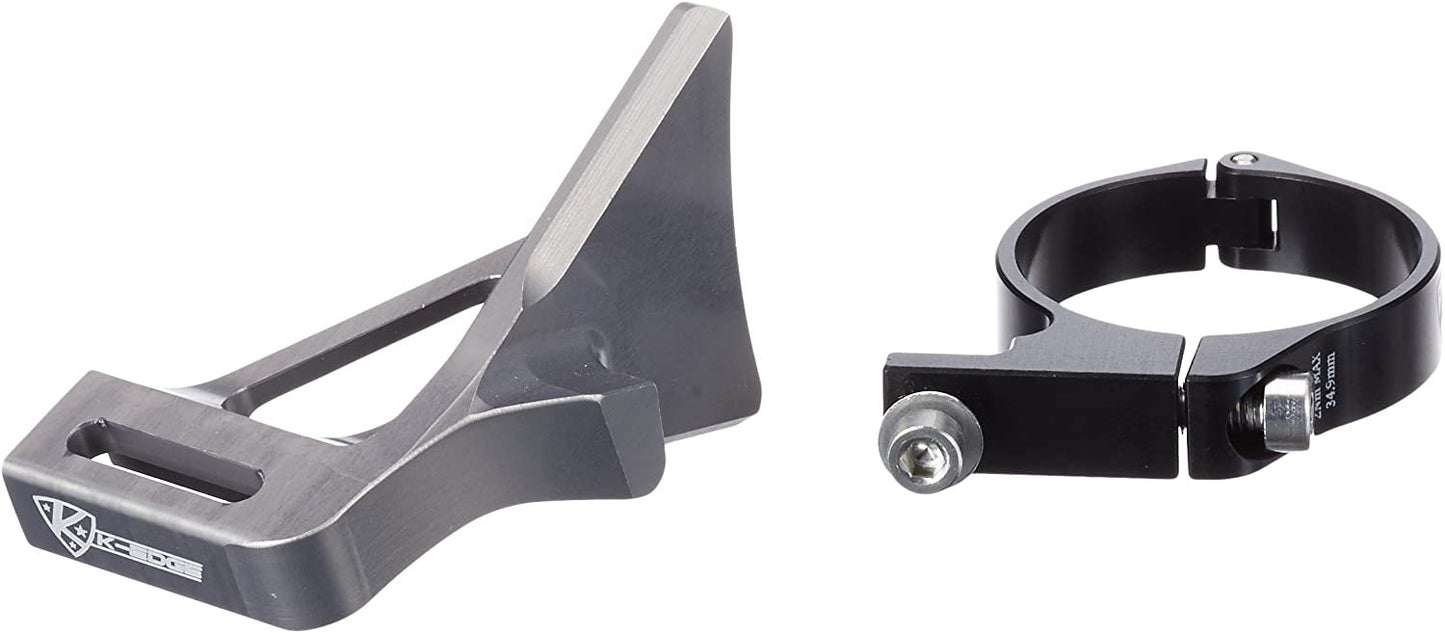 K-Edge Cross Single XL Chain Catcher, 34.9mm, Black/Gunmetal