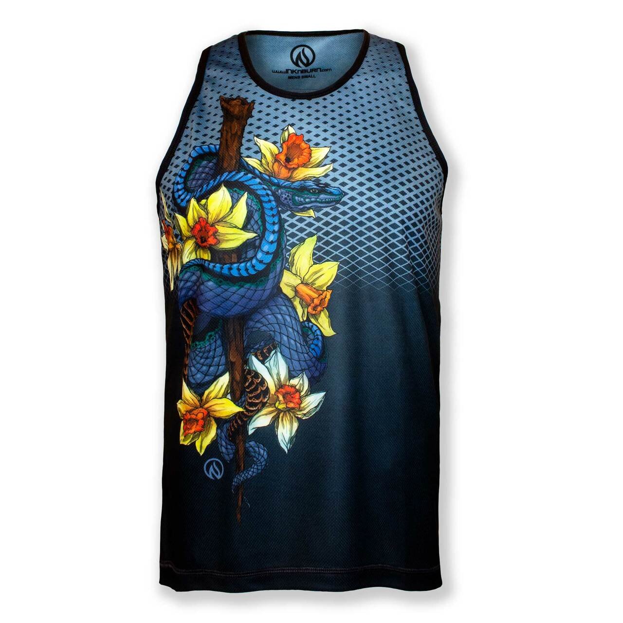 INKnBURN Men's Staff & Serpent Singlet (S, M)