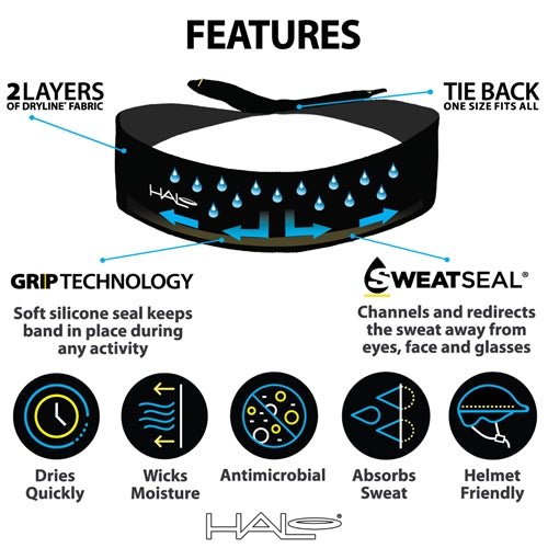 Halo Headband - tie version (Stargazer)