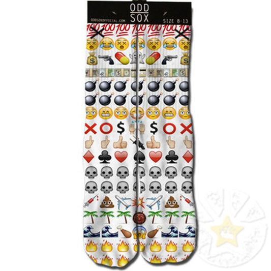 Men's Odd Sox Emojis Crew Socks