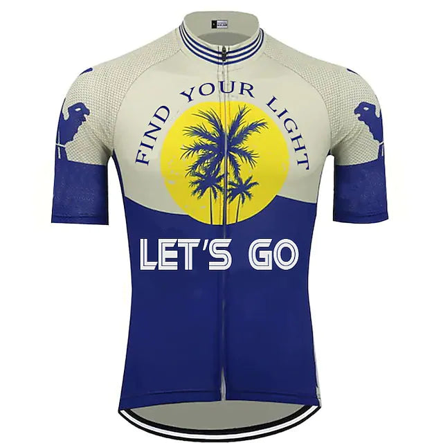 Find Your Light - Let's Go Men's Cycling Jersey