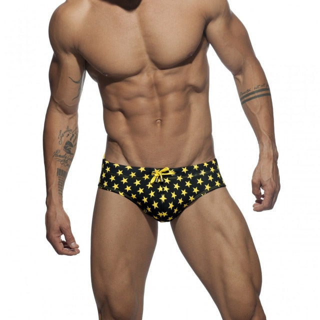 JESBONY Men's Stars Swim Brief