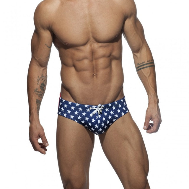 JESBONY Men's Stars Swim Brief