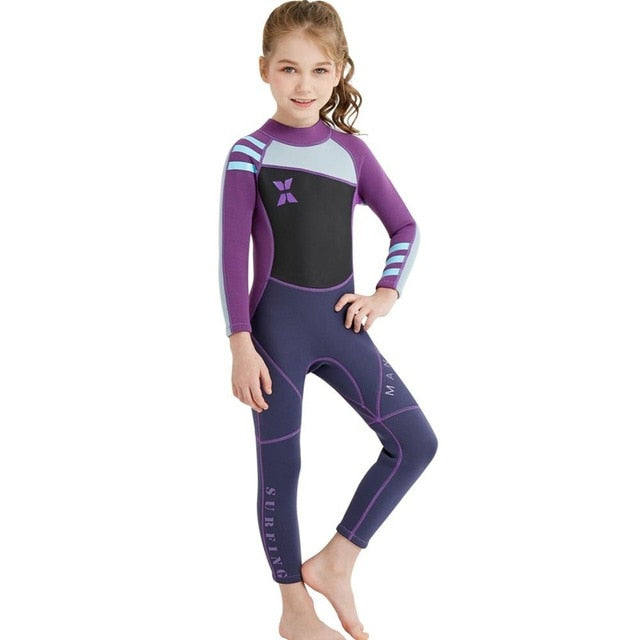 2.5 mm One-piece Children's Surfing and Swim Wetsuit