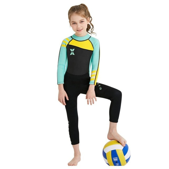 2.5 mm One-piece Children's Surfing and Swim Wetsuit