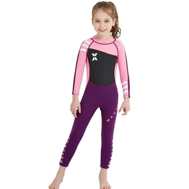 2.5 mm One-piece Children's Surfing and Swim Wetsuit