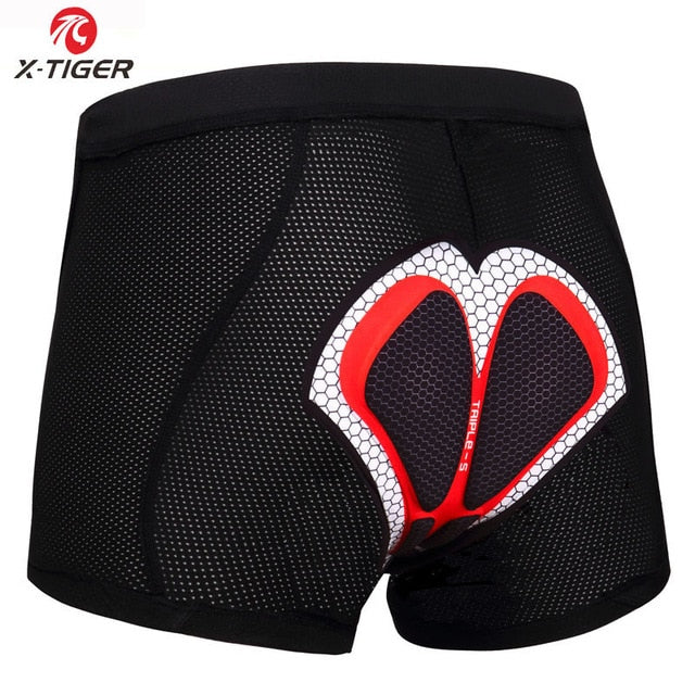 X-Tiger Cycling Underwear Shorts 5D Padded