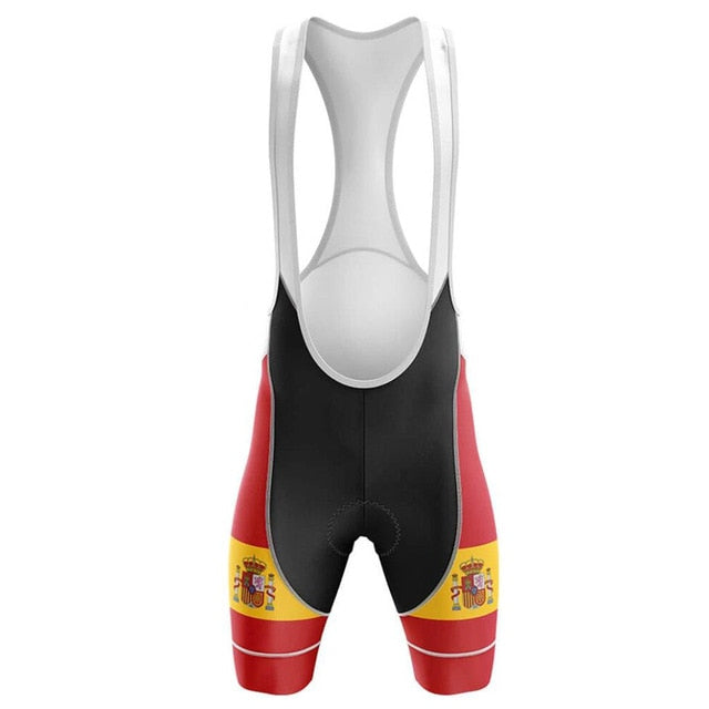 2020 Spain Men's Cycling Jersey Short Kit