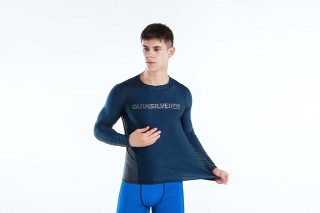 QUIKSILVER UV Protection Men's Lycra Long Sleeve Rashguard