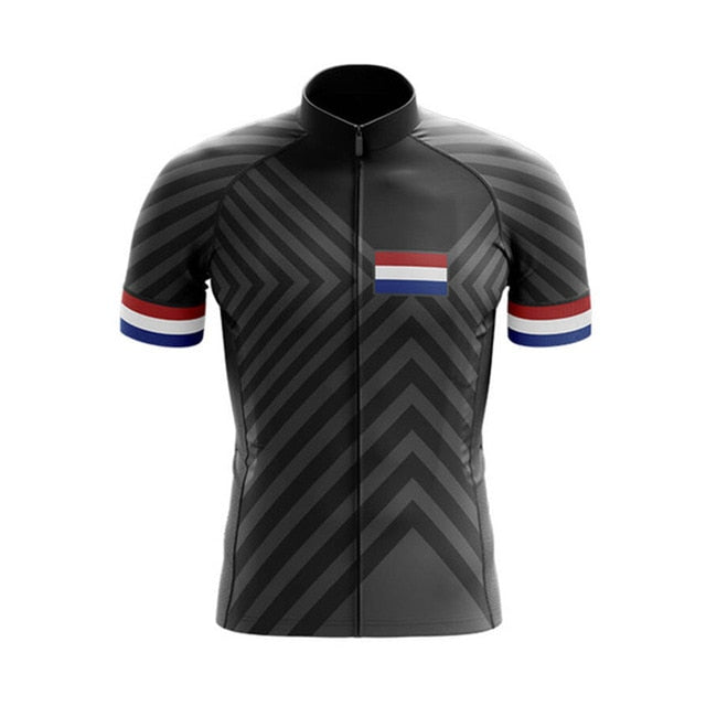 Netherlands Men's Cycling Jersey Bib Short Kit