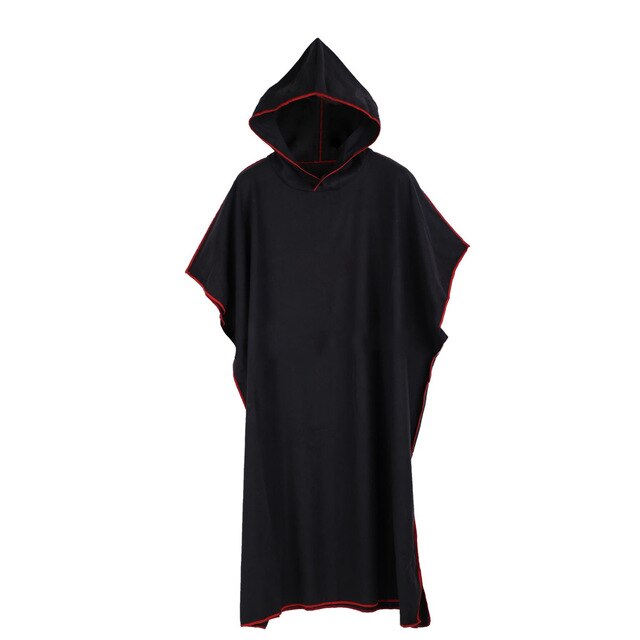 Unisex Change Robes Poncho Quick-dry Hooded Towel Sweat-absorbent Swim Robe Summer Beach Pool Swimming #N