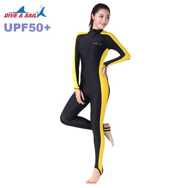 Men's & Women's Full Body Sport Rash Guard Dive Skin Suit for Swimming Snorkeling Diving & Surfing