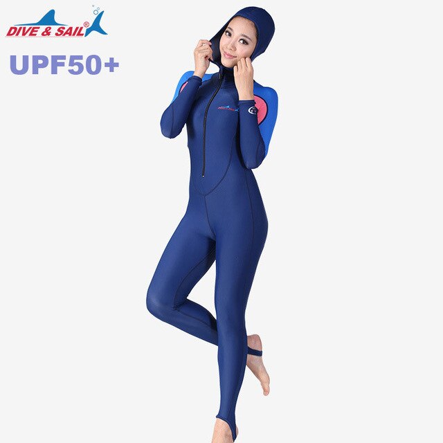 Men's & Women's Full Body Sport Rash Guard Dive Skin Suit for Swimming Snorkeling Diving & Surfing