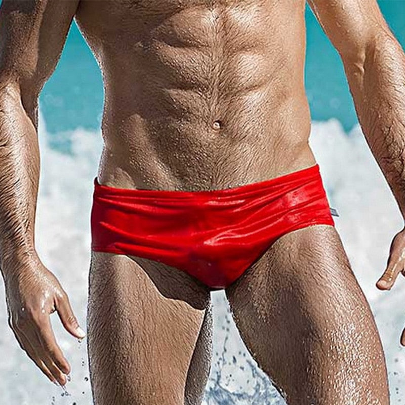 Men's Solid Swim Brief