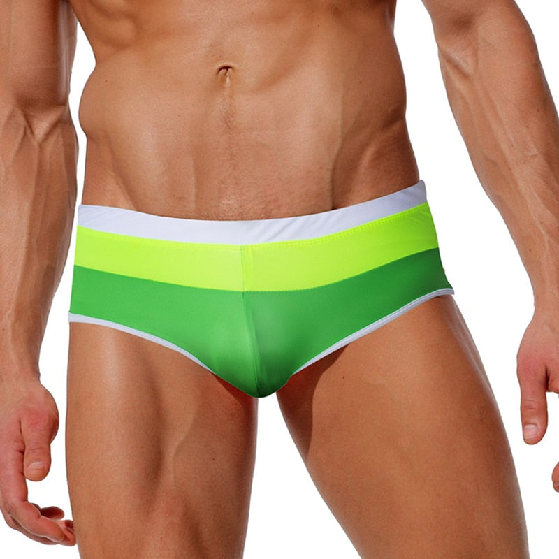 Ang Fou Men's Multicolor Swim Brief