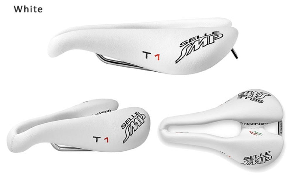 Selle SMP TRIATHLON Bicycle Saddle Seat - T1 with Steel Rails