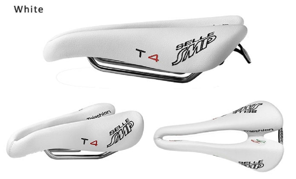 Selle SMP TRIATHLON Bicycle Saddle - T4 with Steel Rails