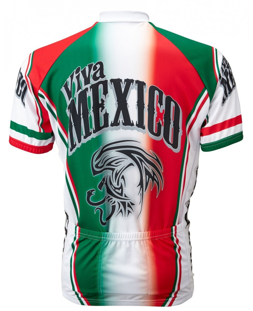 Viva Mexico Men's Cycling Jersey (S, M, L, XL, 2XL, 3XL)
