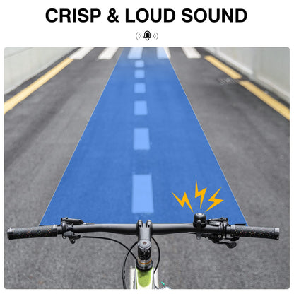 ROCKBROS Hidden AirTag Bike Bell, Anti-Theft GPS Tracker for 0.87"/22.2mm, 1"/25.4mm, 1.25"/31.8mm Handlebars