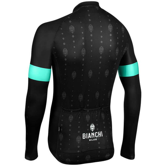 Bianchi Perticara Men's Long Sleeve Cycling Jersey (Black) S, M