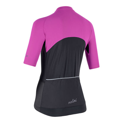 Nalini BAS Sunblock Women's Cycling Jersey (Violet/Black) S-XL