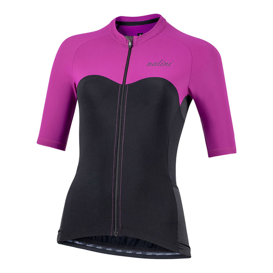 Nalini BAS Sunblock Women's Cycling Jersey (Violet/Black) S-XL