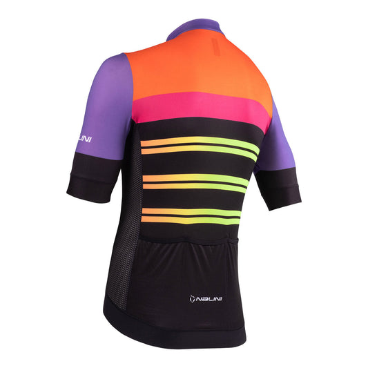 Nalini SEATTLE Men's Cycling Jersey (Purple/Pink/Yellow) S, M, XL, 2XL, 3XL