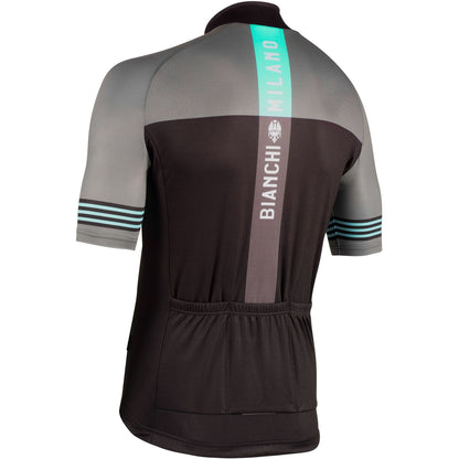 Bianchi Milano Prizzi Men's Cycling Jersey (Black / Olive) S, M, L, XL, 2XL, 3XL