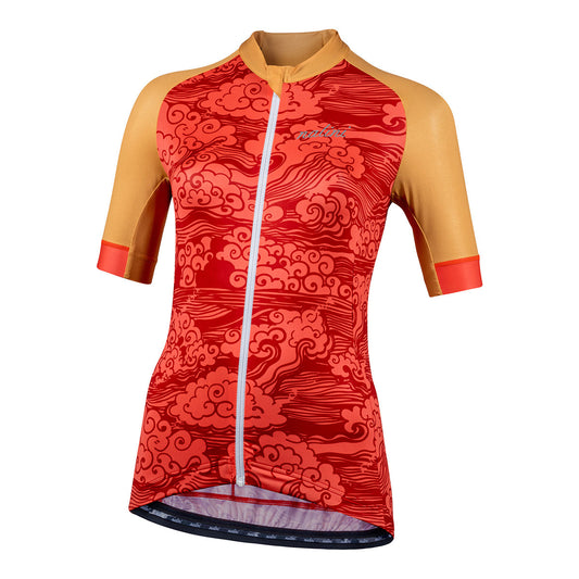 Nalini BEIJING 2008 Women's Cycling Jersey (Red/Orange) S, M