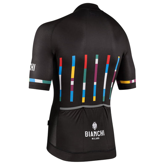 Bianchi Milano Fanaco Men's Cycling Jersey (Black) S, M, L, XL, 2XL, 3XL