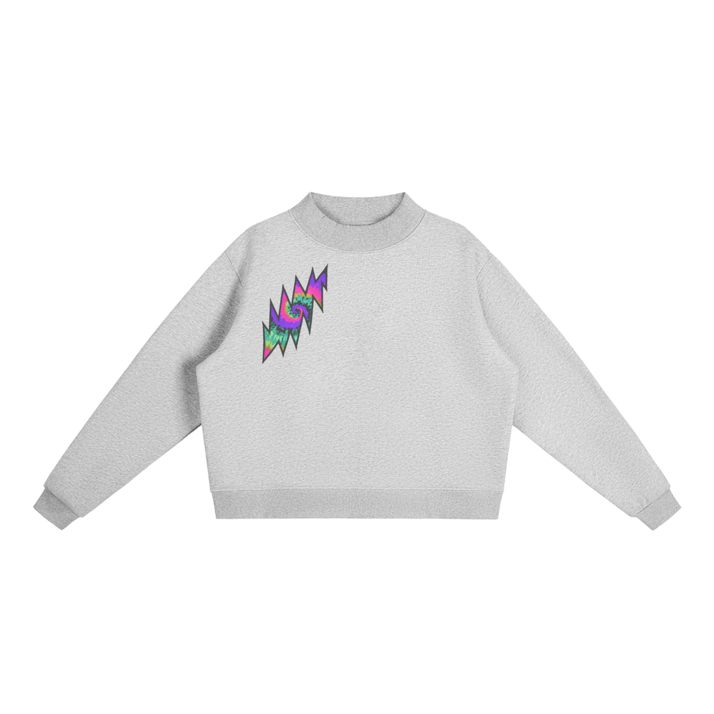 Dead Head Thunder Essential Fleece Mid-Neck Crew Sweatshirt