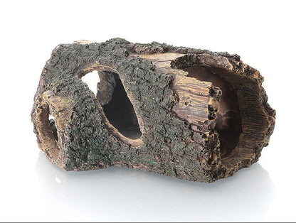 Naturalistic Hollow Log Basking & Tunnel Hide