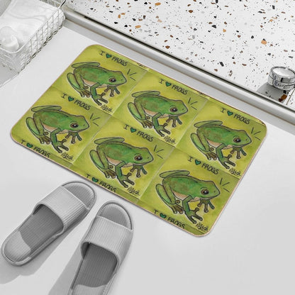 Frog Sticker  Slip-Resistant Bath Mat