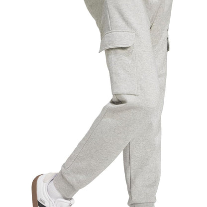 adidas Men's Essentials Feel Cozy Fleece Cargo Pants - Grey