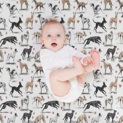 Greyhounds Throw Blanket