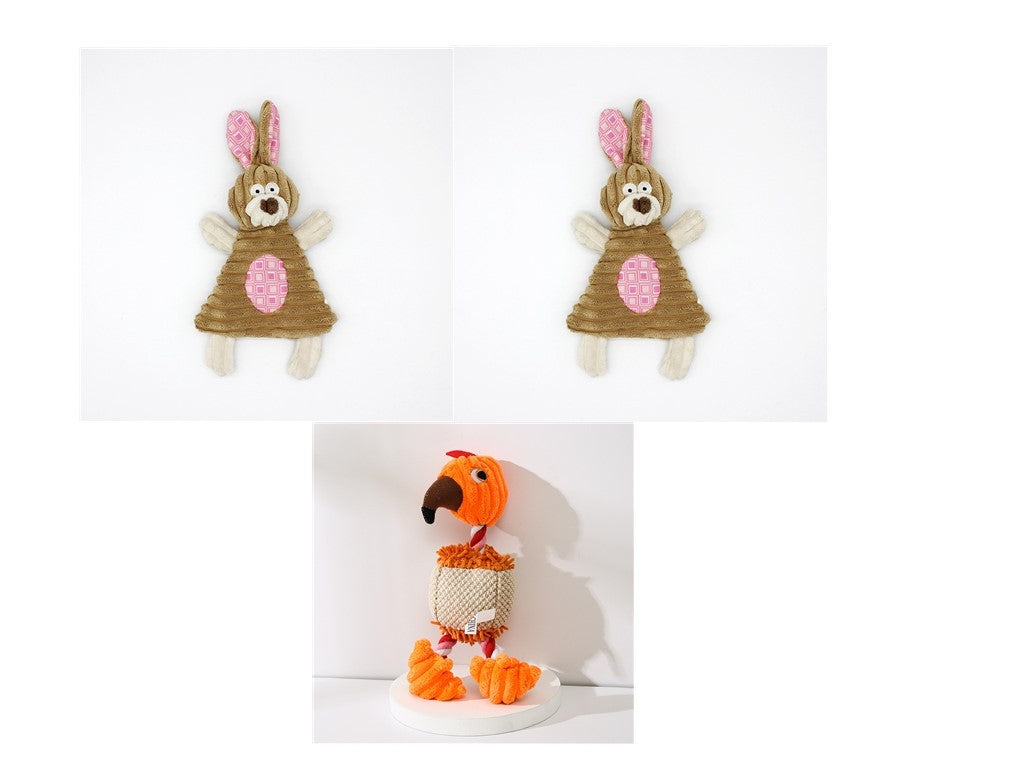 Squeaky Donkey Plush Dog Toy