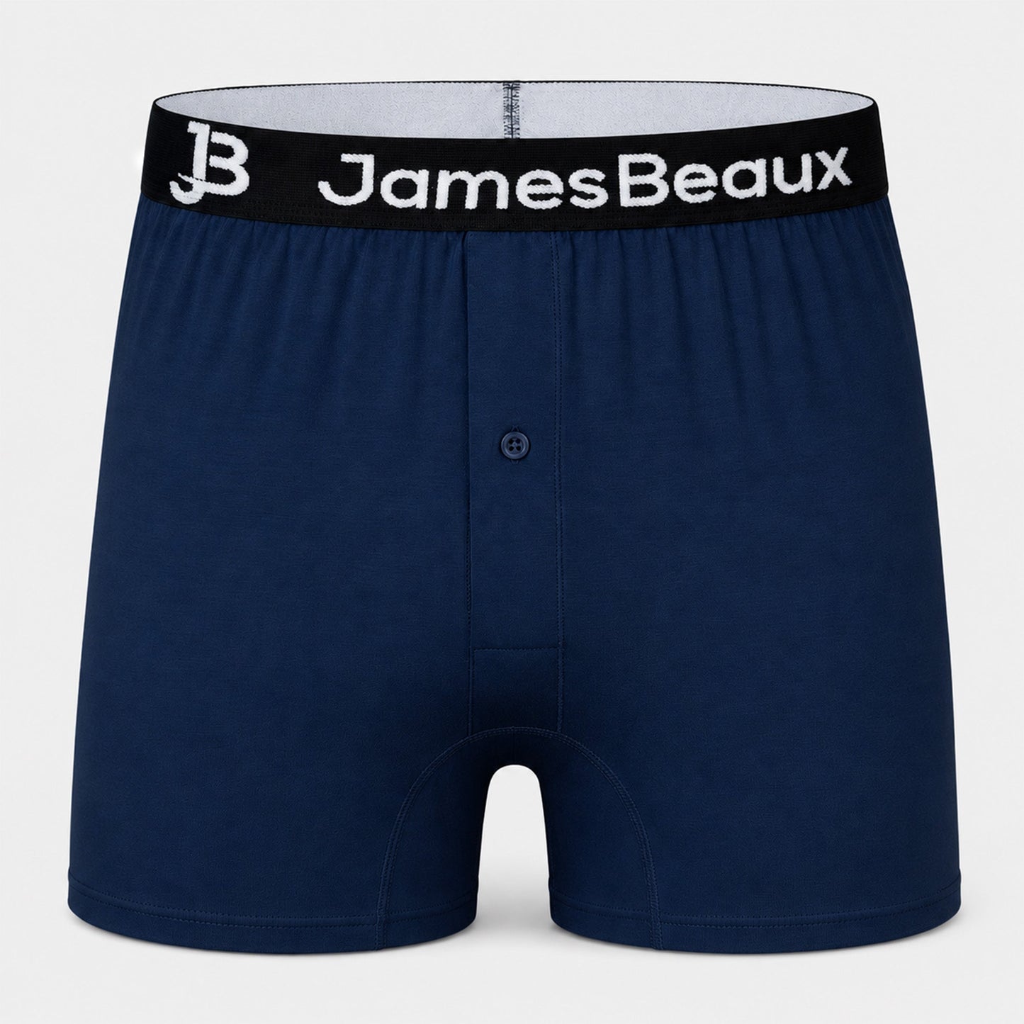 Men's Bamboo Boxer Shorts - Anti-Chafe & Breathable Underwear (Navy)