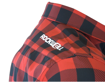 The Titan - Black/Red Plaid Long Sleeve