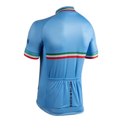 Bianchi Isalle Men's Cycling Jersey (Blue) S, 3XL, 4XL