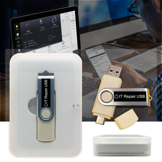 Computer IT Repair Bootable USB – Windows Antivirus, Data Recovery & Password Reset Toolkit
