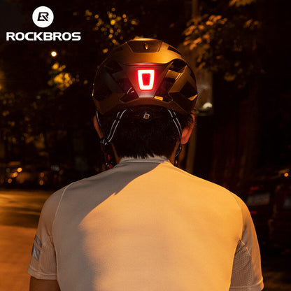Bike Helmet Warning Tail Light USB