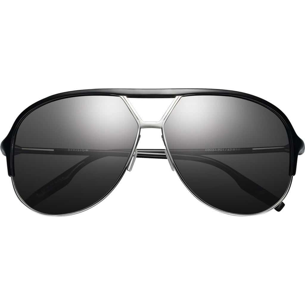 Division Polished Black-Chrome/Grey Polarized