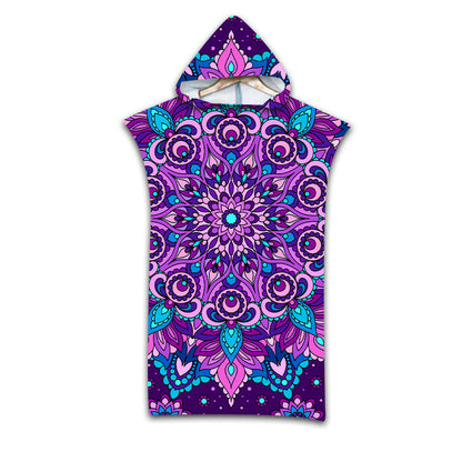 Beach Swimming Printing Wearable Pattern Bath Towel
