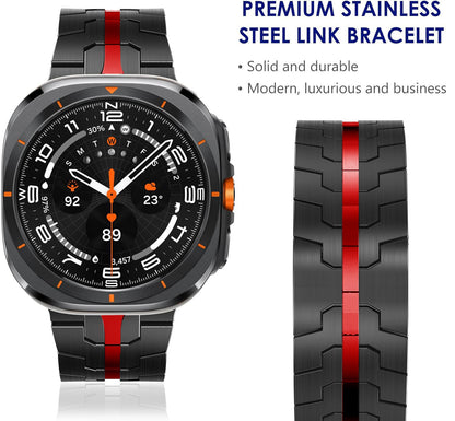 Stainless Steel Metal Watch Band for Samsung Galaxy Watch 7 Ultra