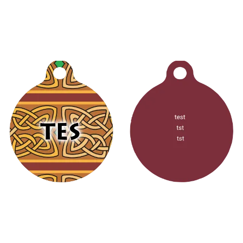 Celtic HD Dog ID Tag