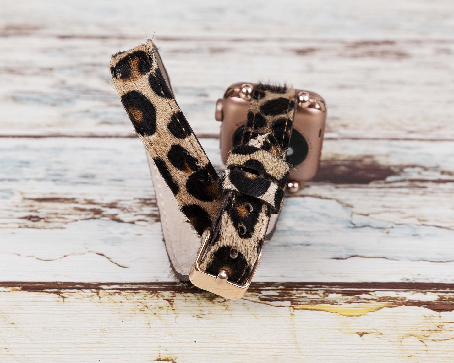 Genuine Leather Double Wrap Apple Watch Band Series 11/10/9/8/7/6/5/4/ SE / Ultra 1/2/3