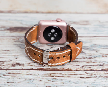 Handmade Genuine Leather Apple Watch Band Series 11/10/9/8/7/6/5/4/ SE / Ultra 1/2/3